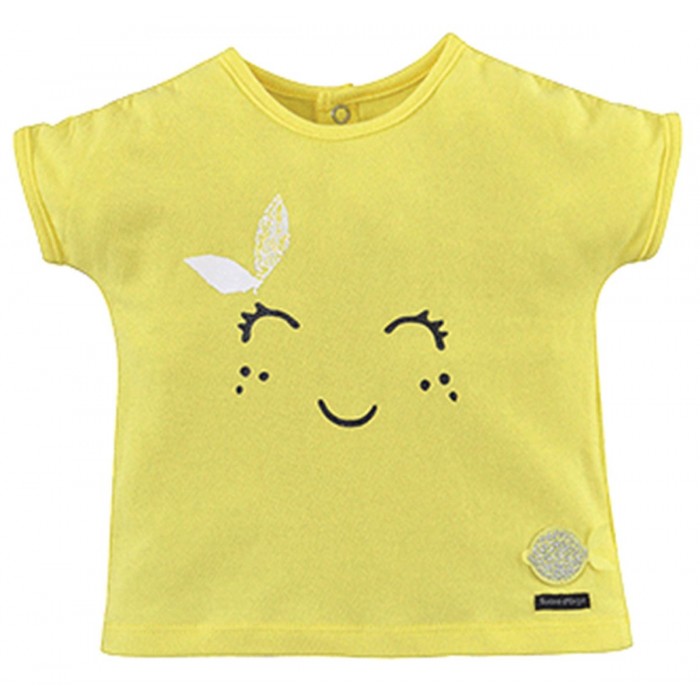 Baby girl yellow shirt clearance